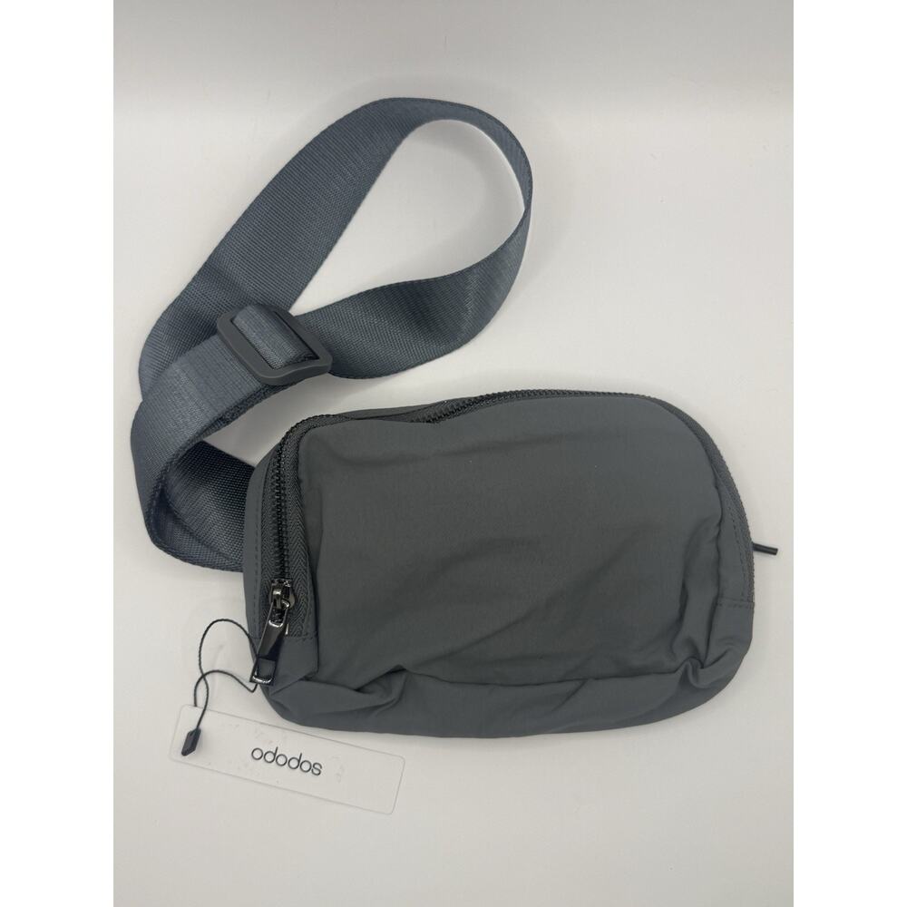 ODODOS Unisex Mini Belt Bag with Adjustable Strap Small Waist Pouch Active Wear